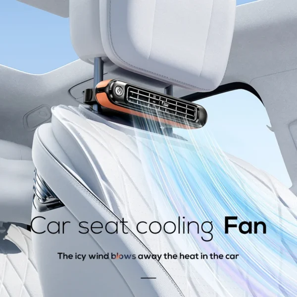 Usb Seat Car Fan, CF04, Plastic - view 3
