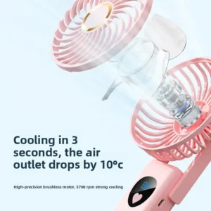 Usb Small Fan, 5-Speed, Brushless