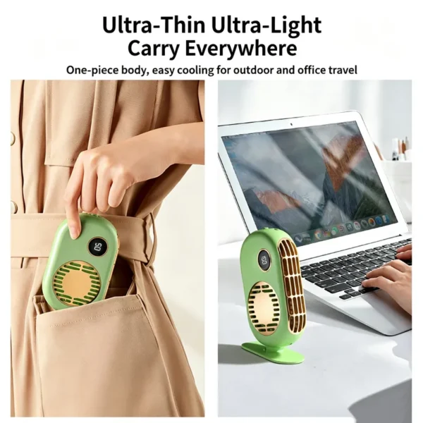 Use Lazy Neck Fan, USB, LED, Portable - view 6