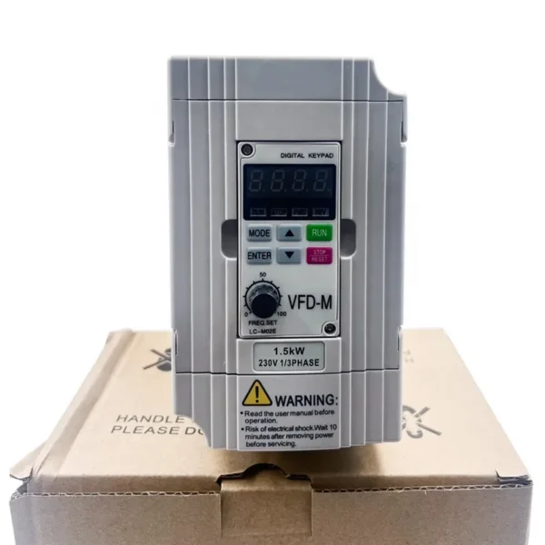 Variable Frequency Drive Controller, VFD-M, VFD007M21A, 0.75KW - view 4