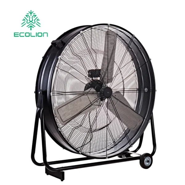 Velocity Industrial Drum Fan, 220W, Copper, Aluminum - view 4