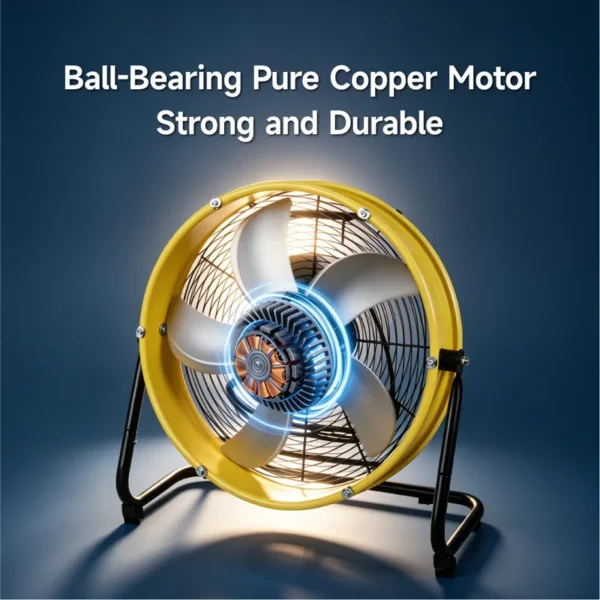 Velocity Metal Floor Fan, JINLING, Axial, Portable - view 3