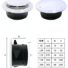 Vent Cover Disc Valve, ABS, Plastic, HVAC - view 4