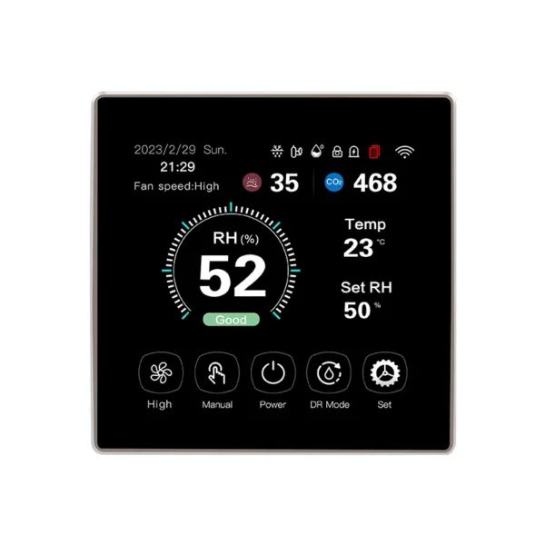 Ventilation and Dehumidification Controller, VOC, PM2.5 - view 3