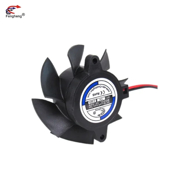 Ventilation Axial Cooling Fan, 5015, 50mm, 2pin, 12V - view 3