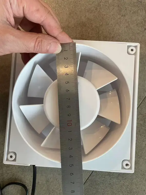 Ventilation Axial Flow Fan, Plastic, Wall - view 3