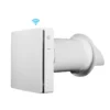 Ventilation Energy Recovery Ventilator, Wall, 20, ABS Plastic