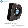Ventilation Fan, AMB9330B12H, 93*93*30MM, 12v, 24v - view 4
