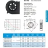 Ventilation Fan, AMB9330B12H, 93*93*30MM, 12v, 24v - view 5