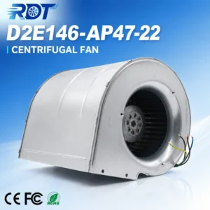 Ventilation Fan, D2E146-AP47-22, 230 V, Corded Electric