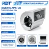 Ventilation Fan, D2E146-AP47-22, 230 V, Corded Electric - view 2