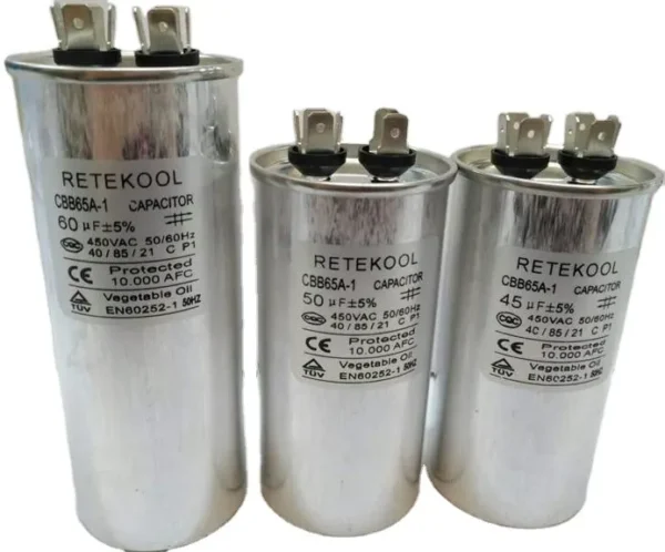 Ventilation Fan Parts, 35uF, 45uF, 50MFD, 450VAC - view 4