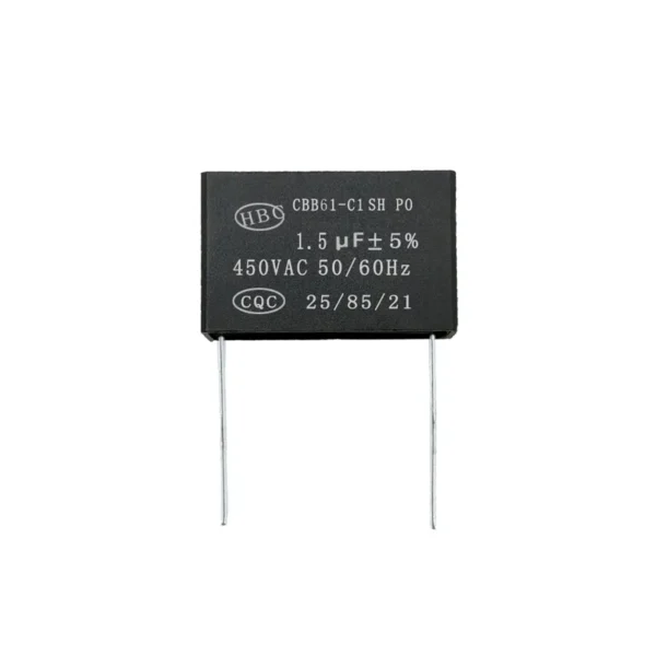 Ventilation Fan Parts, 450vac, cbb61, 0.6uf, 1.2uf - view 2