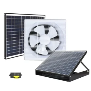 Ventilation Fan, Wall, Solar, 12 Inch, Plastic, SN2016024
