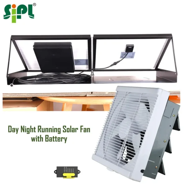Ventilation Fan, Wall, Solar - view 3