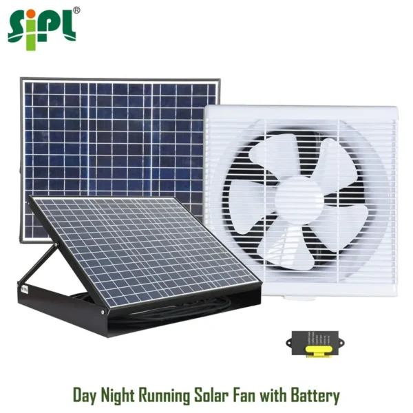 Ventilation Fan, Wall, Solar - view 4
