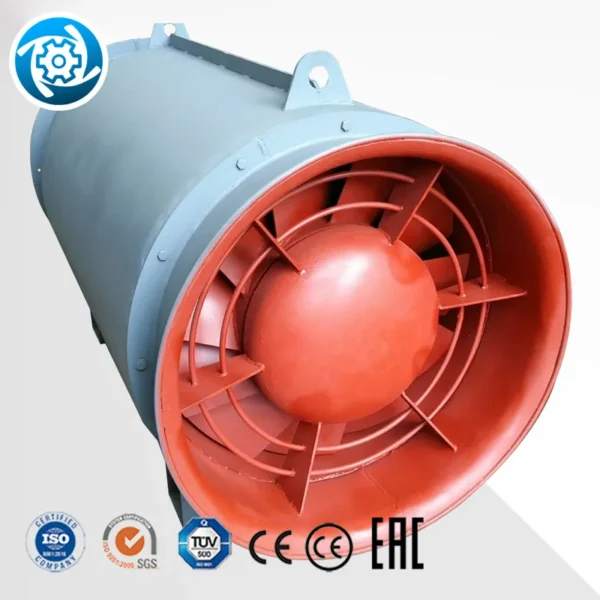 Ventilation Jet Exhaust Fan, HVAC, Axial - view 3