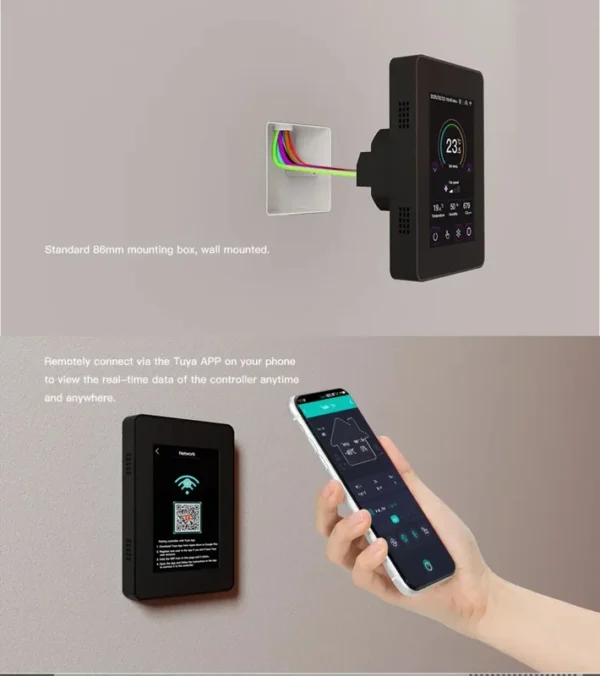 Ventilation System Controller, VOC/PM2.5/CO2, HVAC, 3-Speed - view 3