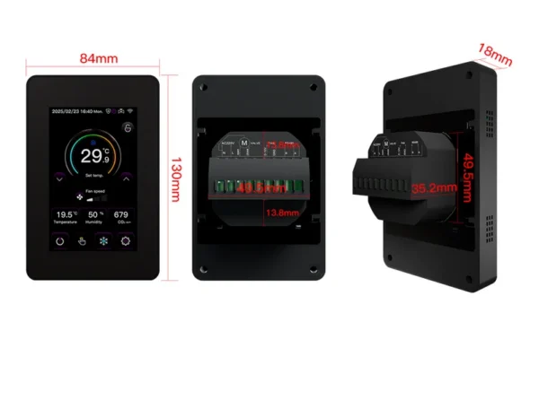 Ventilation System Controller, VOC/PM2.5/CO2, HVAC, 3-Speed - view 5