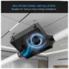 Ventilation System Duct Fan, Centrifugal, Cast, 100%, Copper - view 6