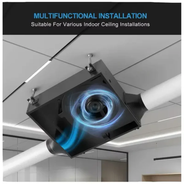 Ventilation System Duct Fan, Centrifugal, Cast, 100%, Copper - view 6