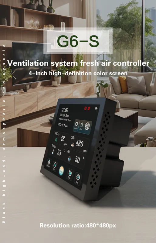 Ventilation System Intelligent Controller, CO2, HVAC - view 2