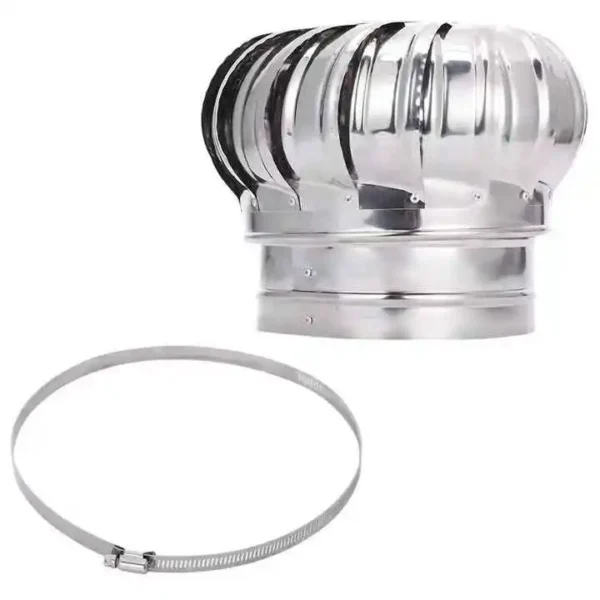 Ventilation Wind Driven Extractor, Roof, Stainless, Steel - view 2