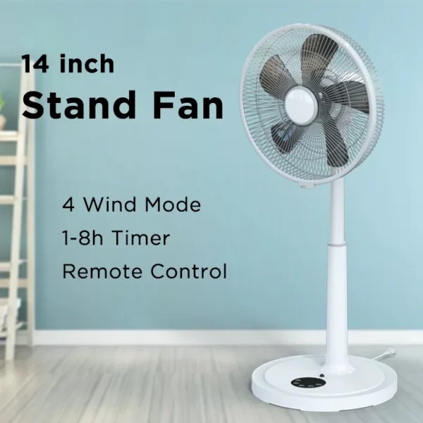 Vertical Air Circulation Fan, 24, Plastic - view 2