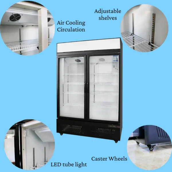 Vertical Beer Beverage Cooler, 220 V - view 2
