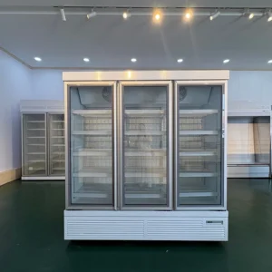 Vertical Display Freezer, 3-Door, LED