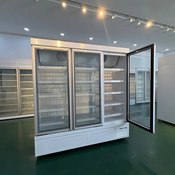 Vertical Display Freezer, 3-Door, LED - view 5