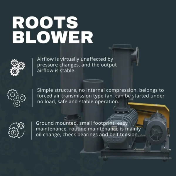 Vertical Vacuum Root Blower, 10hp, 380V, Electric - view 2