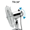 Vintage Electric Ventilation Fan, Portable, 3-Speed - view 2