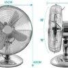 Vintage Electric Ventilation Fan, Portable, 3-Speed - view 3