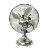Vintage Table Desk Fan, Aluminum, 35w, Metal - view 4