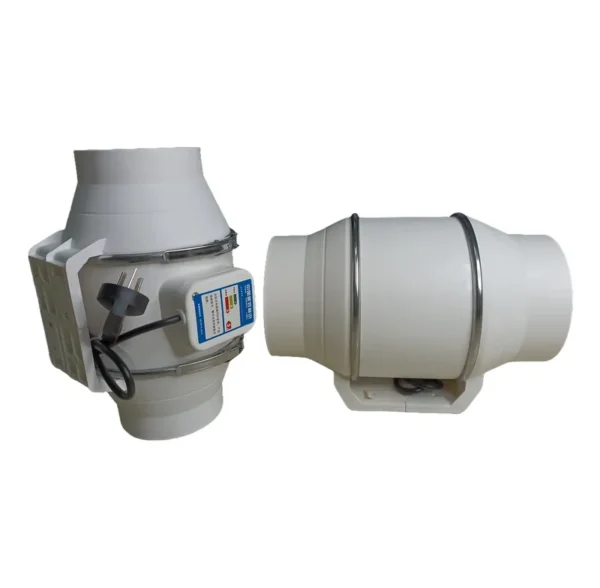 Vivosun Edf Duct Blower, 220-240V, TD-800/200N, HVAC, Plastic - view 2
