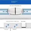 Vivosun Edf Duct Blower, 220-240V, TD-800/200N, HVAC, Plastic - view 4