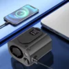 Waist Clip Cooling Fan, Portable, Plastic, 3000mAh - view 3