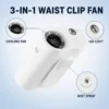 Waist Clip Fan, 3-in-1, LED, USB, 3000mAh - view 2