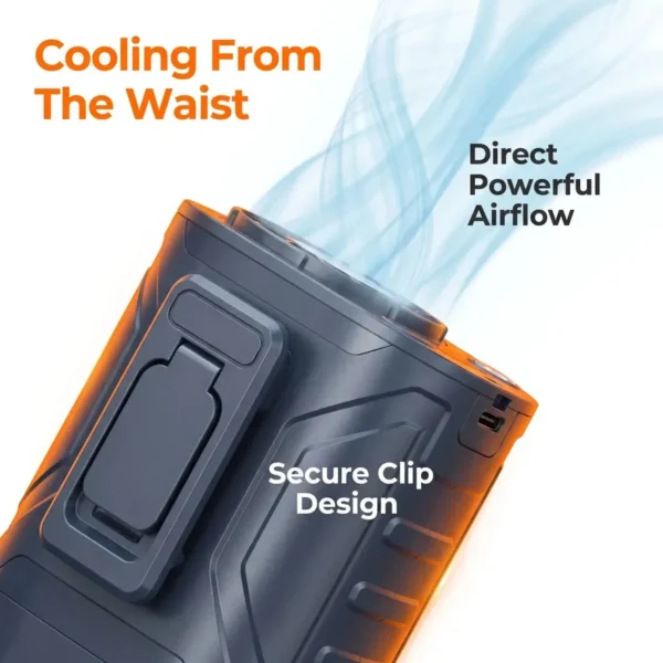 Waist Hanging Fan, 3000Mah, 6000Mah - view 3
