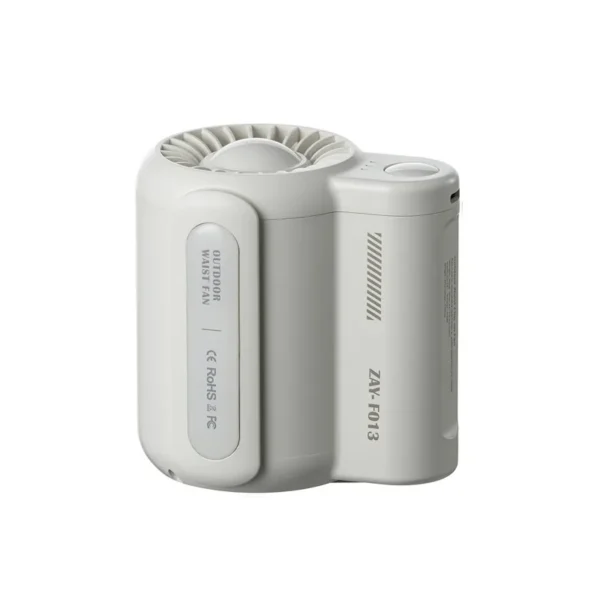 Waist Rechargeable Portable Fan, Battery, Plastic - view 6