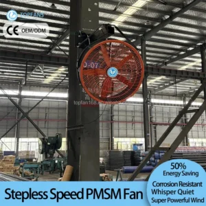 Wall Fan, 1050mm, 220 V, Plastic, 580rpm, TOPF-B105