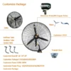 Wall Fan, 120W-300W, 110V, Electric - view 5
