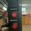 Wall Fan, 14L, 215W, Metal - view 2