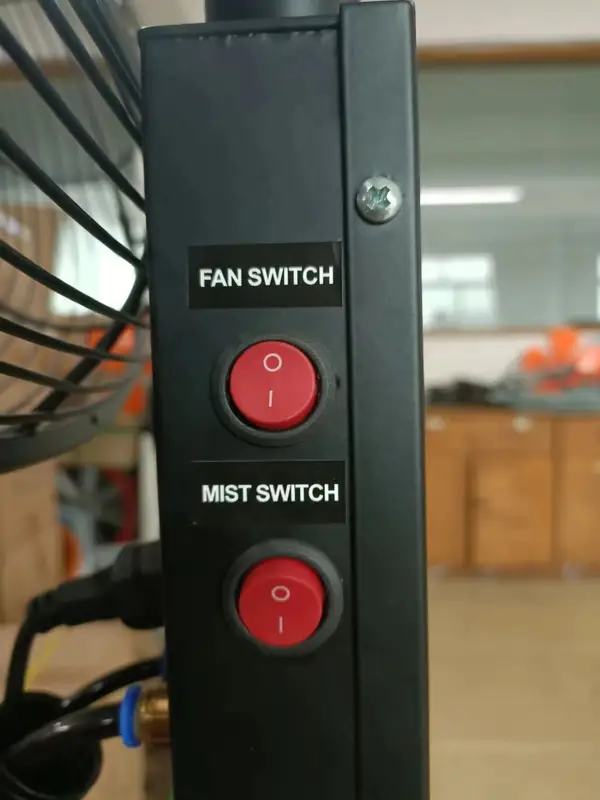 Wall Fan, 14L, 215W, Metal - view 2