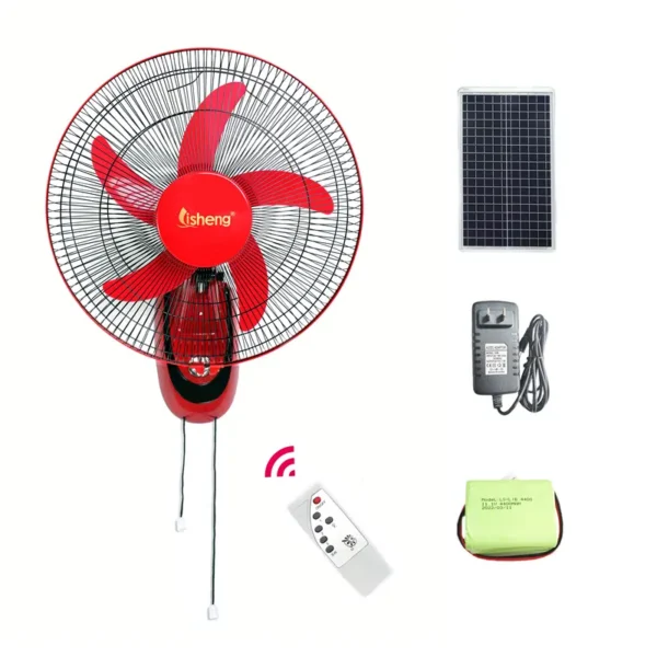 Wall Fan, 16/18'', 12V, Solar, Copper - view 3