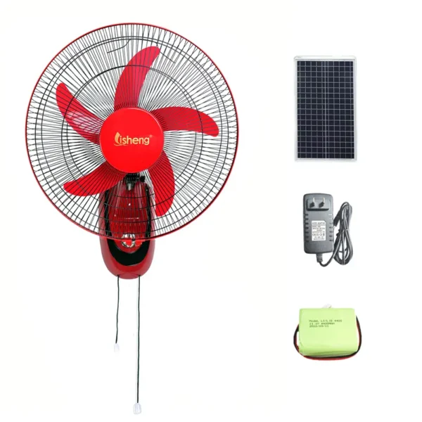 Wall Fan, 16/18'', 12V, Solar, Copper - view 4