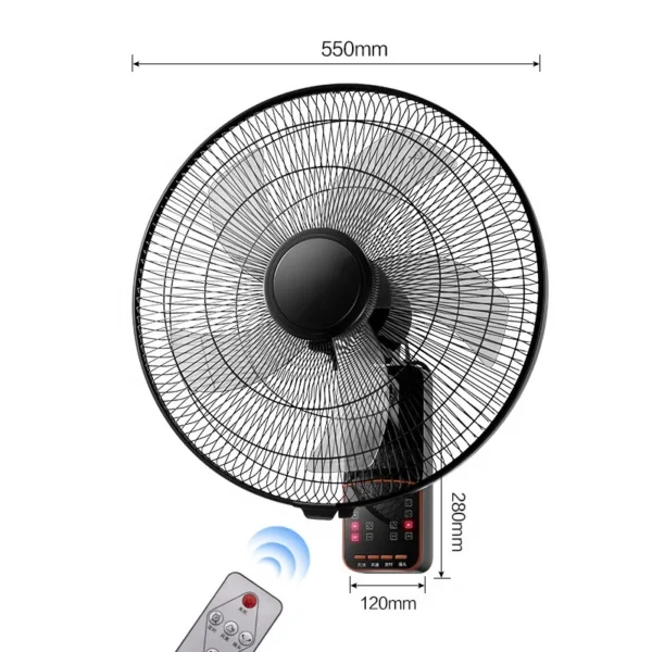 Wall Fan, 16"18", 20Inch, 60W - view 3