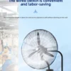 Wall Fan, 160, Metal - view 5