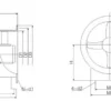 Wall Fan, 220/380V, BT50, 5000CFM - view 5